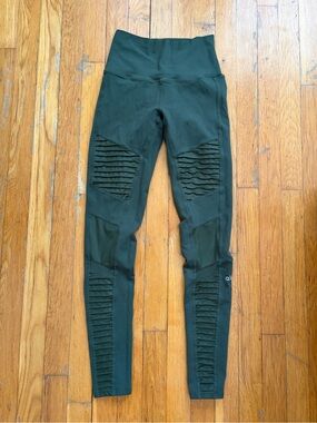 ALO Yoga Olive Green Moto Leggings